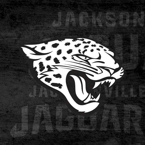 NFL Jacksonville Jaguars Black & White Moto E5 Play Skin